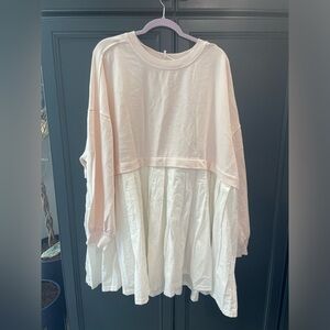 Free People Sweatshirt Two-Style Dress